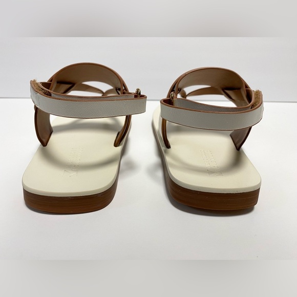 Mercedes Castillo Women’s Cream ADRIA  Napa Thong  LEATHER FLAT SANDAL 8/38 - Picture 9 of 15